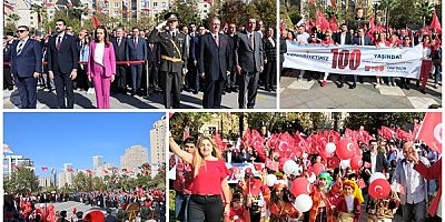 Ataşehir'de Cumhuriyet'in 100.yılı coşkuyla kutlanıyor