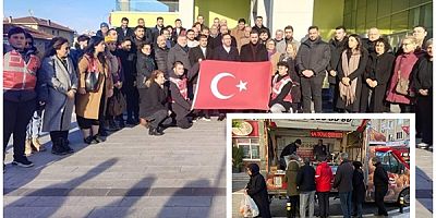 CHP Ataşehir Gençlik Kolları şehitler için lokma dağıttı