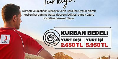 Türk Kızılay Ataşehir Şubesi kurban bağışlarınızı bekliyor