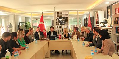 Ataşehir CHP Belediye Başkan adayı Onursal Adıgüzel  bugün ilk ziyaretini ADD’ye yaptı